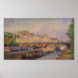 Lebourg - Paris Der Pont Neuf Poster
