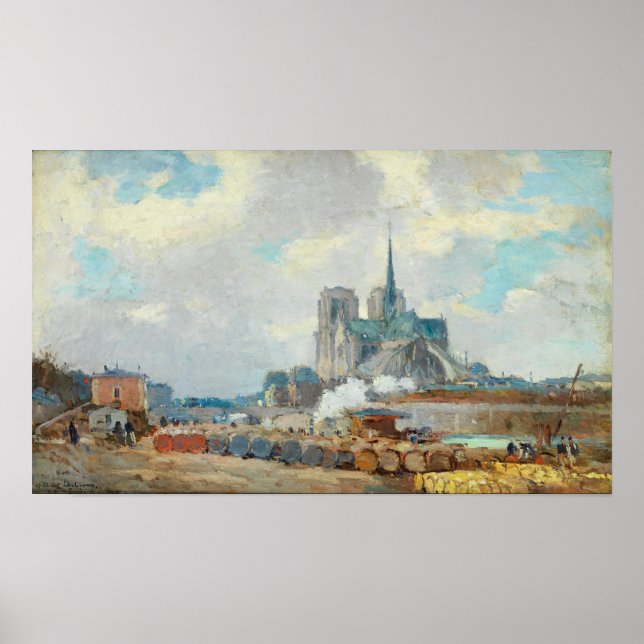 Lebourg - Paris Notre Dame Poster (Vorne)