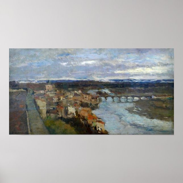 Lebourg - Pont Du Chateau Poster (Vorne)