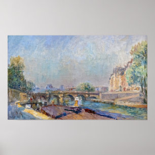 Lebourg - Pont Neuf und die Seine 1905 Poster