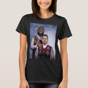 Lebron Luka Lakers Brüder Duo Basketball T-Shirt