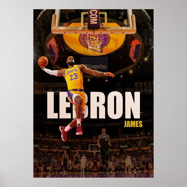 lebronfarbene Spiele, nba, Basketball, king james, Poster (Vorne)