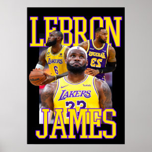lebronfarbene Spiele, nba, Basketball, king james, Poster