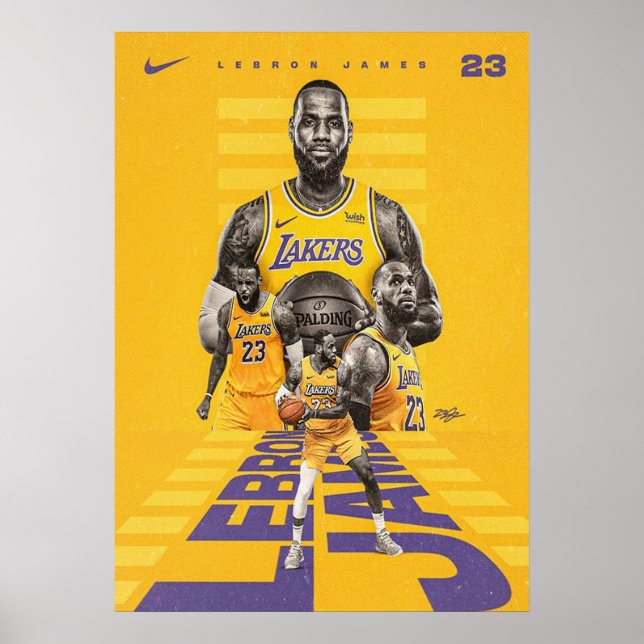 lebronfarbene Spiele, nba, Basketball, king james, Poster (Vorne)