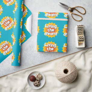 Lebt den Traum Geschenkpapier für Rentner