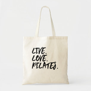 Lebt. Liebe. Plackt. Tragetasche