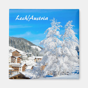 Lech am Arlberg en Autriche - Magnet souvenir