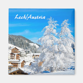 Lech am Arlberg in Österreich - Souvenir Magnet