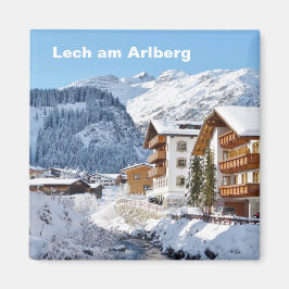 Lech am Arlberg in Österreich - Souvenir Magnet