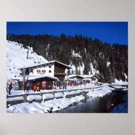 Lech Austria Winter Feriencard Poster