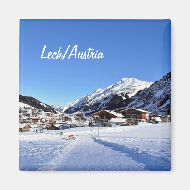 Lech en Autriche - Magnet souvenir (Devant)
