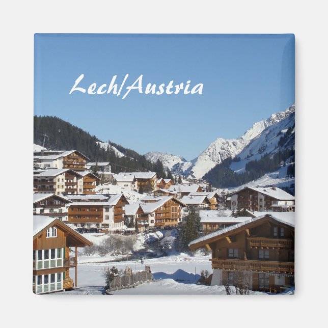 Lech en Autriche - Magnet souvenir (Devant)