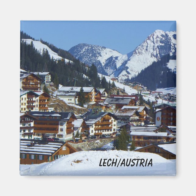 Lech in Österreich am Arlberg Souvenir Magnet (Vorne)