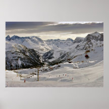 Lech Zurs am Arlberg Alpes Autriche Poster