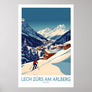 Lech Zürs am Arlberg Poster Österreich 1