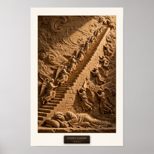 L'échelle de Jacob — Affiche Sculptée des Écriture