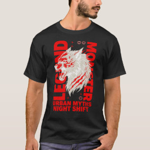 Lechon Monster Urban Mythen Nachtschicht Wolf Graf T-Shirt