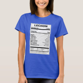 Lechon Nutrition Fakten T-Shirt
