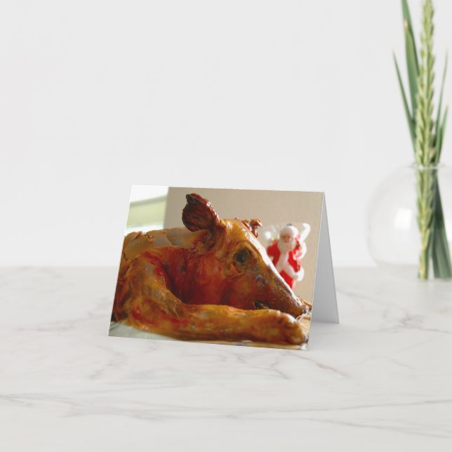 Lechon sa Pasko Karte (Vorderseite)