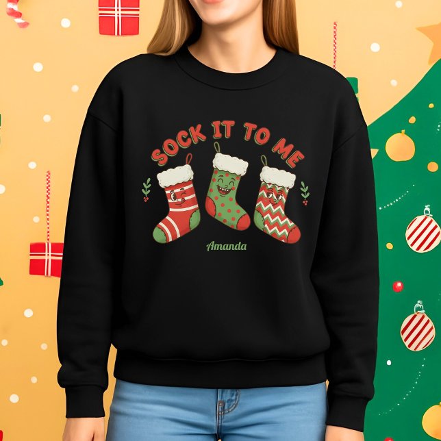 Leck mich am Arsch Lustiger Weihnachtspullover Sweatshirt (Von Creator hochgeladen)