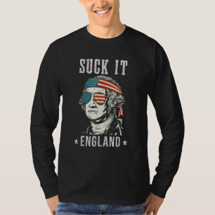 Leck Mich England 4. Juli George Washington 177 T-Shirt