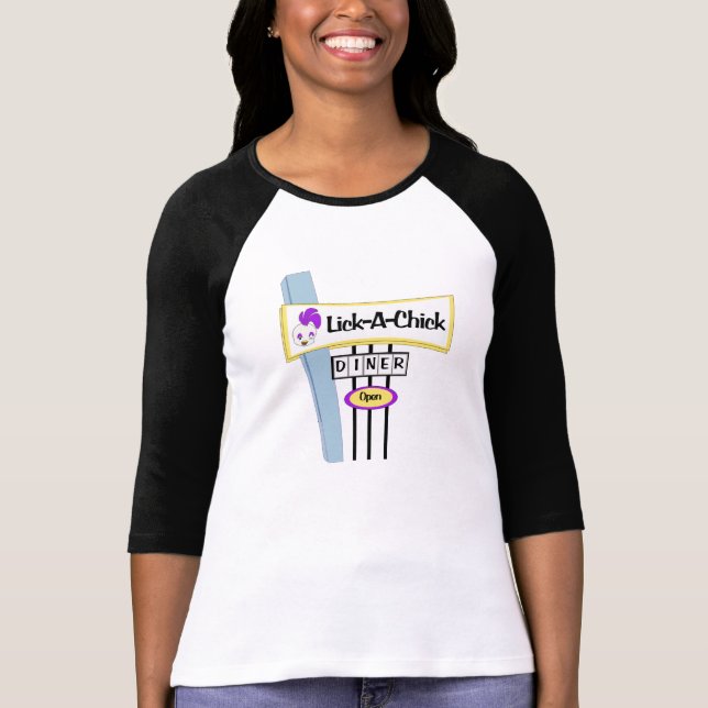 Lecken-EIN-Küken Restaurant T-Shirt (Vorderseite)