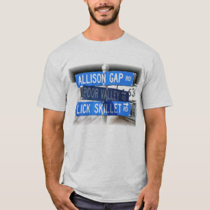 Lecken Sie Skillet, schlechtes Tal u. Allison Gap T-Shirt