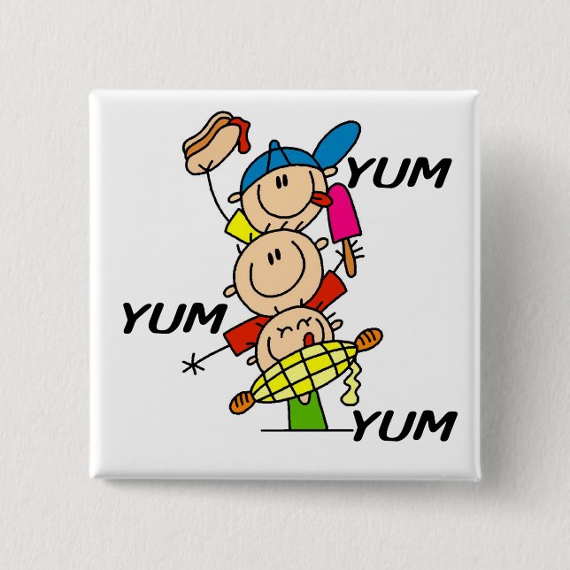 Lecker Lecker Sommer Button (Vorderseite)