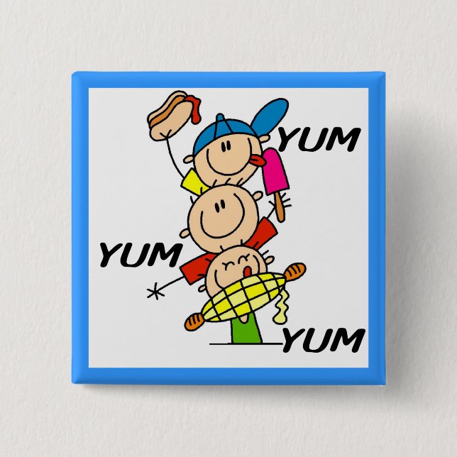 Lecker Lecker Sommer Button (Vorderseite)
