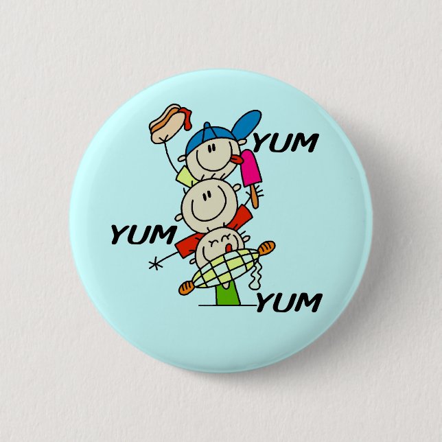 Lecker Lecker Sommer Button (Vorderseite)