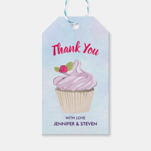 Lecker Pink Cupcake Berry auf der Spitze Vielen Da Geschenkanhänger