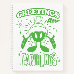 Lecker Retro MARVIN THE MARTIAN™ Notizbuch