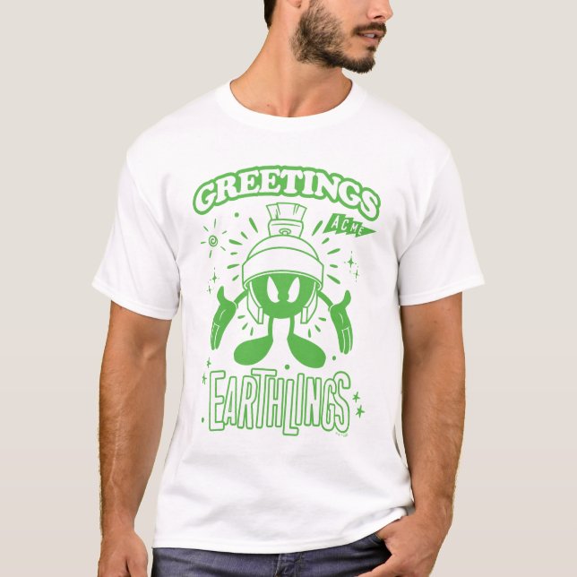 Lecker Retro MARVIN THE MARTIAN™ T-Shirt (Vorderseite)