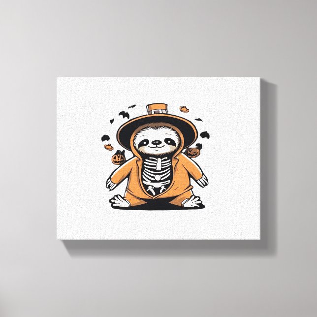 Lecker-Skeletttrick oder Behandlung klassischer T- Leinwanddruck (Vorderseite)