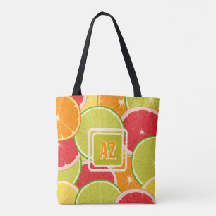 Lecker Süß Zitrussaft Fröhlich Bunt Tasche