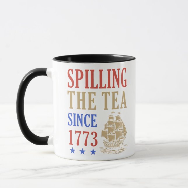 Lecker Tee seit 1773 Lustiger Faultier Tasse (Links)