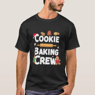 Lecker Weihnachtsplätzchen Back Crew Lustige Pyjam T-Shirt