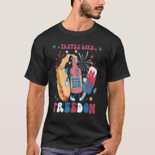 Lecker wie Freedom Hotdog Bierbeere Popsikel 4. Ju T-Shirt