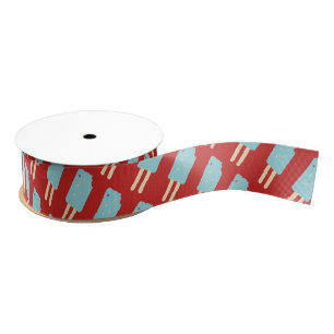 Leckere Eispop-Sprinkles Rot Party Ripsband