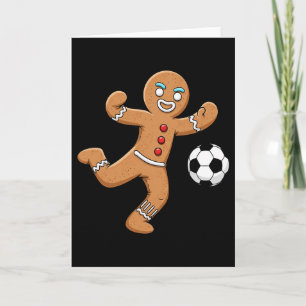 Leckere Fußballspieler Lustige Weihnachten Frauen  Karte
