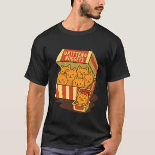 Leckere Katzennuggets Lustiges Katzenfutter T-Shirt