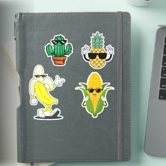 Leckere Lebensmittel-Sticker-Pack Lustige Vinyl-Au Aufkleber