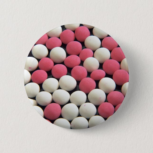 Leckere Pfefferminzbonbons Button (Vorderseite)