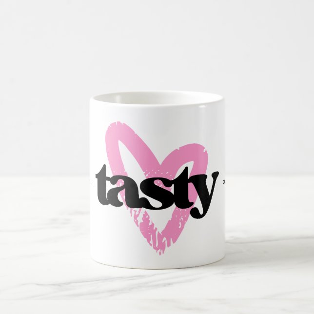 Leckere Pink Heart 2000er Tasse (Mittel)