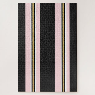 Leckere Pink White Gold Black Puzzles