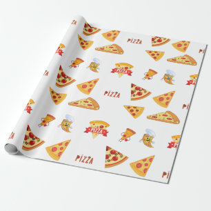 Leckere Pizza-Stücke Pizza-Liebhaber Geschenkpapier