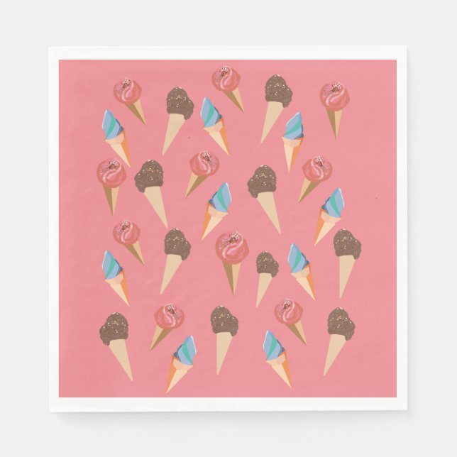 Leckere Stimmung Serviette (Vorderseite)