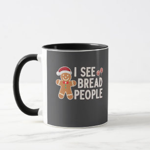 Leckere Weihnachtsbäckerei Gingerbread lustige Fei Tasse