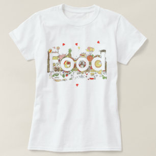 Leckere Wortkunst Bunte Lustige Backen Typografie T-Shirt