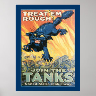 Leckerei "em Rough - Join the Panzers Poster
